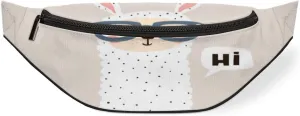 Fanny Pack for Women Men Waist Pack Cute Sheep Crossbody Bag with Adjustable Straps for Hiking Running Walking Travel Cycling