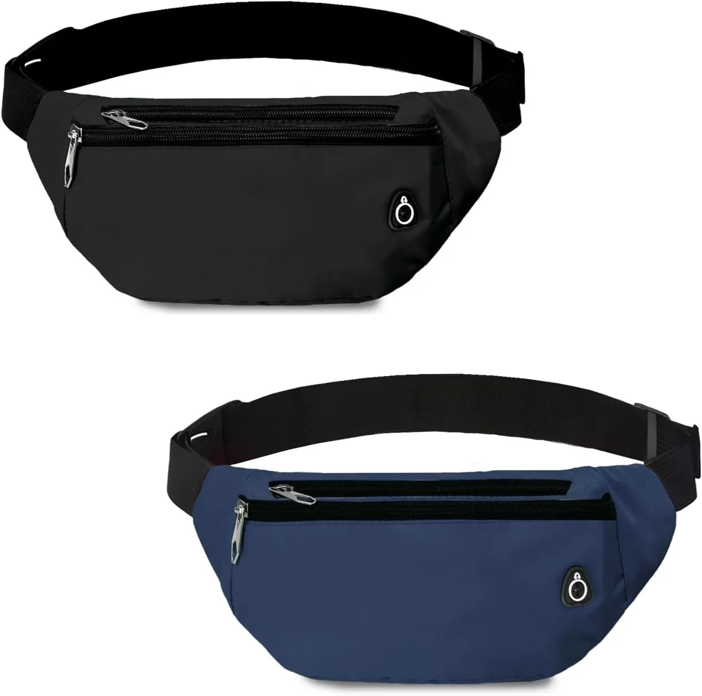Fanny Pack for Women Men,Crossbody Fanny Pack Water Resistant Sports Waist Bag Pack, Belt Bag for Travel Hiking Running