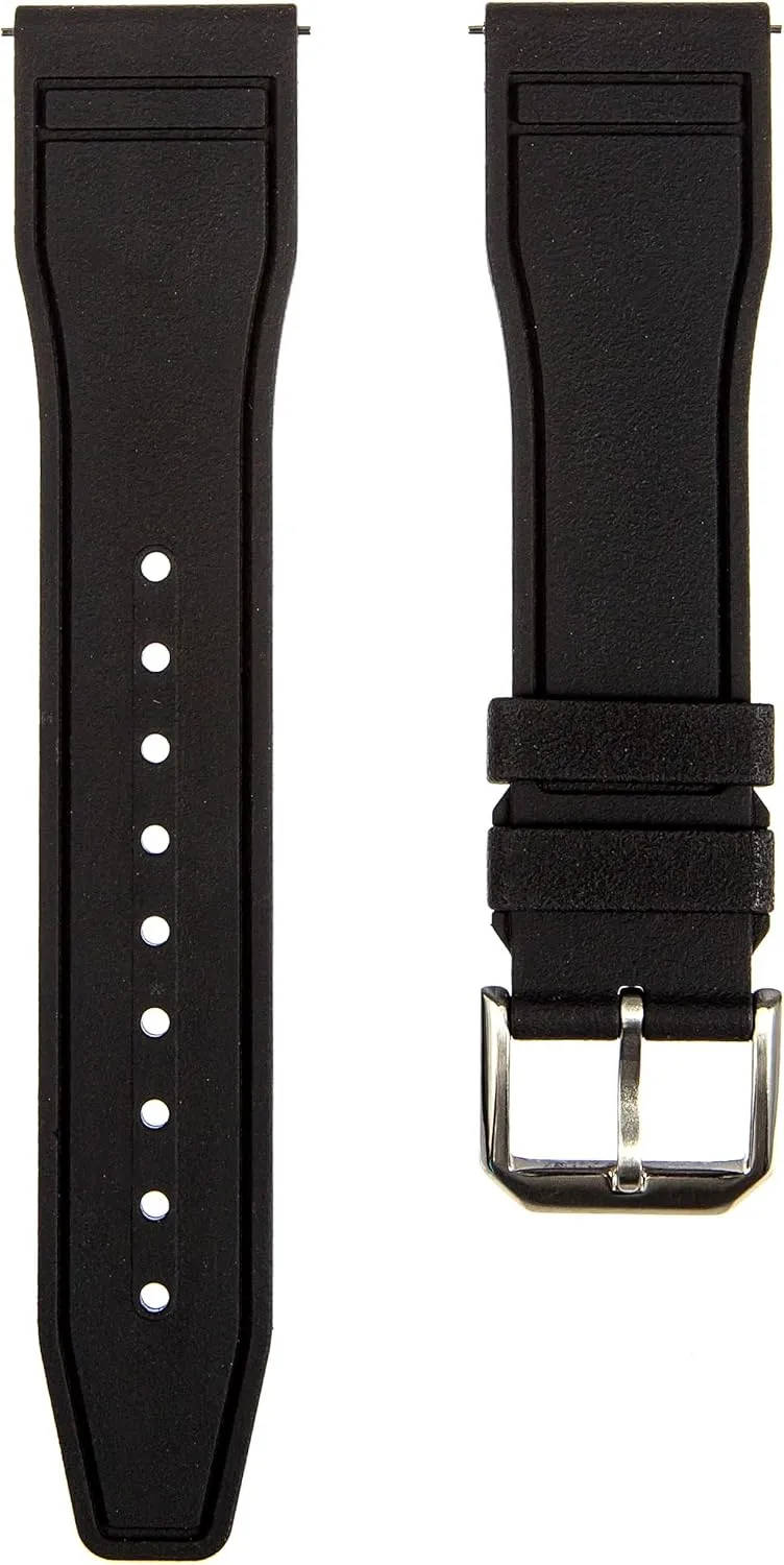 FKM Rubber Watch Band- Compatible with IWC Schaffhausen- 20mm, 22mm Quick-Release Watch Strap