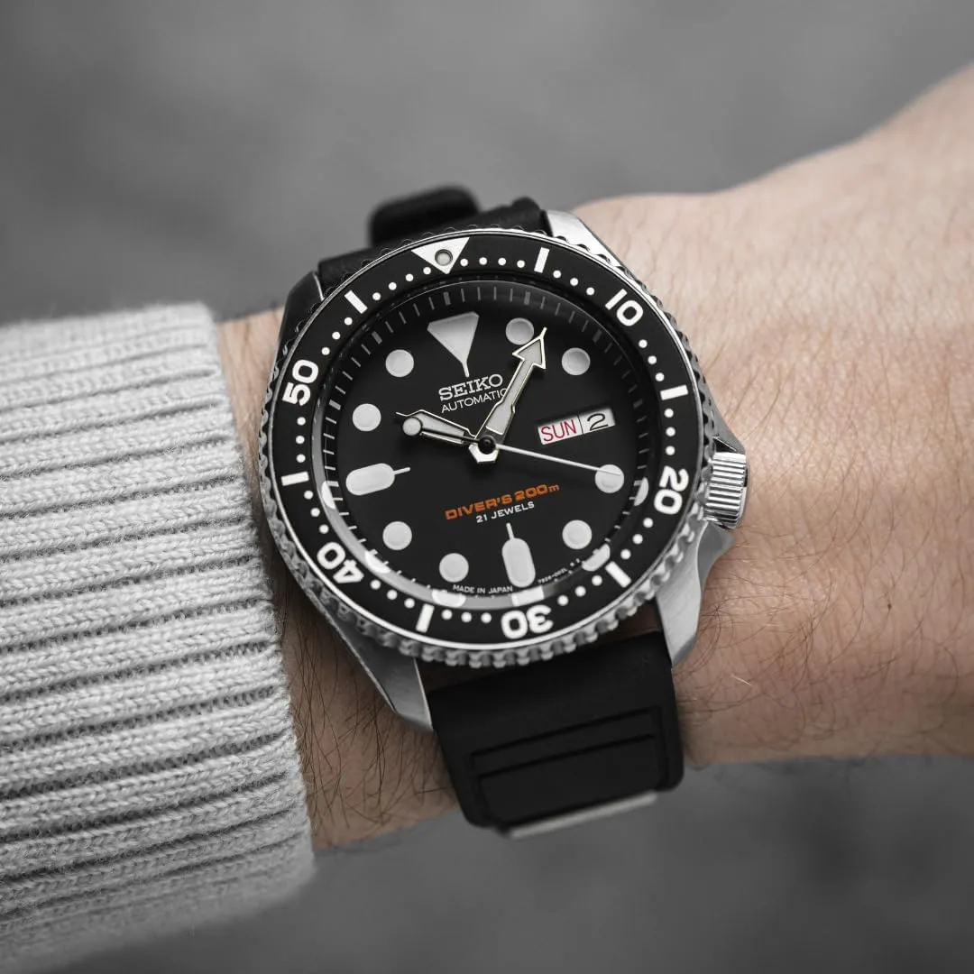 FKM Rubber Watch Band- Compatible with IWC Schaffhausen- 20mm, 22mm Quick-Release Watch Strap