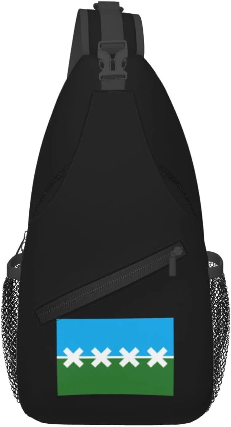 Flag Of Cedar Park, Texas (2016-2019) Crossbody Bags For Women Men Chest Backpack Gym Shoulder Bag Travel Outdoor Sports Casual Crossbody Bags