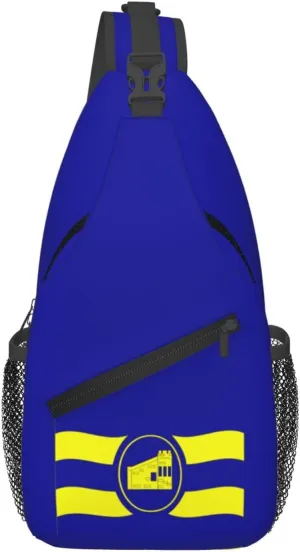 Flag Of Guanica Crossbody Bags For Women Men Chest Backpack Gym Shoulder Bag Travel Outdoor Sports Casual Crossbody Bags