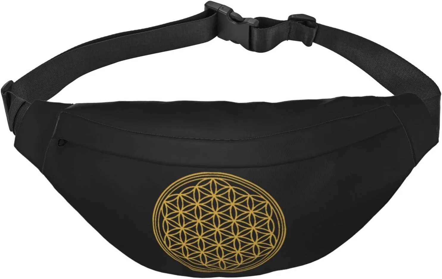 Flower Of Life Sacred Geometry Fanny Packs Man'S Woman Adjustable Belt Bag For Sports Leisure Travel Cycling Waist Pack