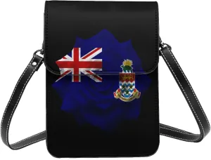 Flowers Cayman Islands Cayman Islanders Flag Small Crossbody Bag Is A Shoulder Bag Designed For Women And Girls Cell Phone Crossbody Wallet Purses With Card Slots Adjustable Strap