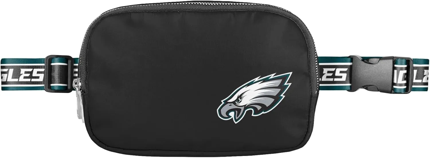 FOCO NFL Unisex-Adult NFL Team Color Wordmark Crossbody Belt Bag