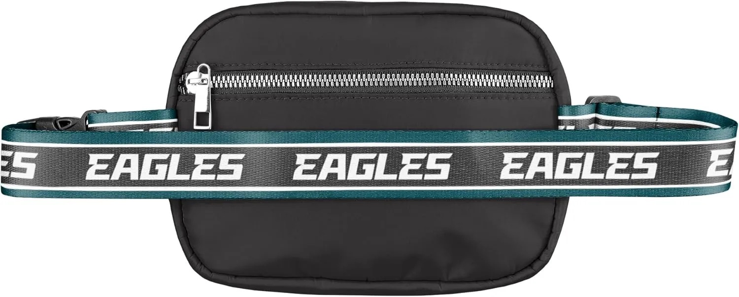 FOCO NFL Unisex-Adult NFL Team Color Wordmark Crossbody Belt Bag