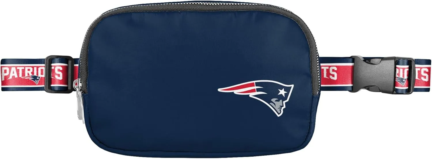 FOCO NFL Unisex-Adult NFL Team Color Wordmark Crossbody Belt Bag