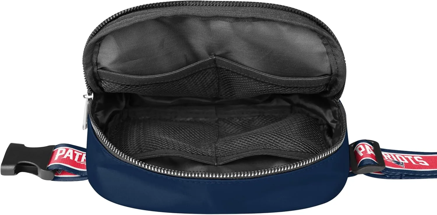 FOCO NFL Unisex-Adult NFL Team Color Wordmark Crossbody Belt Bag