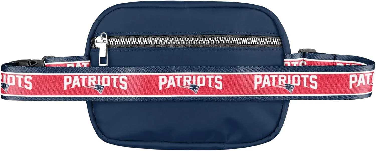 FOCO NFL Unisex-Adult NFL Team Color Wordmark Crossbody Belt Bag