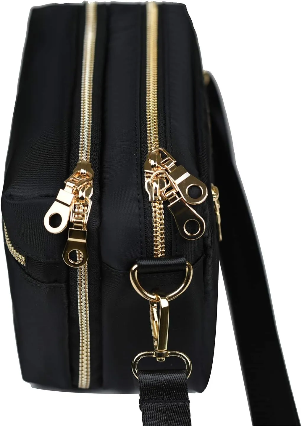 Functional Multi Pocket Crossbody Bag for Women Stylish Ladies Shoulder Messenger Bags Purse