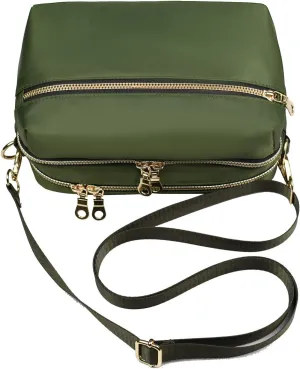 Functional Multi Pocket Crossbody Bag for Women Stylish Ladies Shoulder Messenger Bags Purse