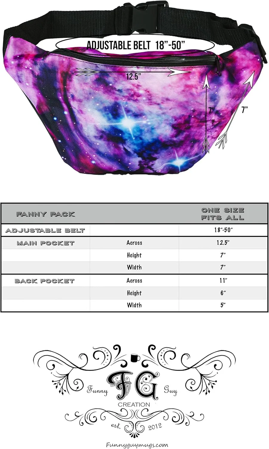 Funny Guy Mugs Galaxy 2 Fanny Pack