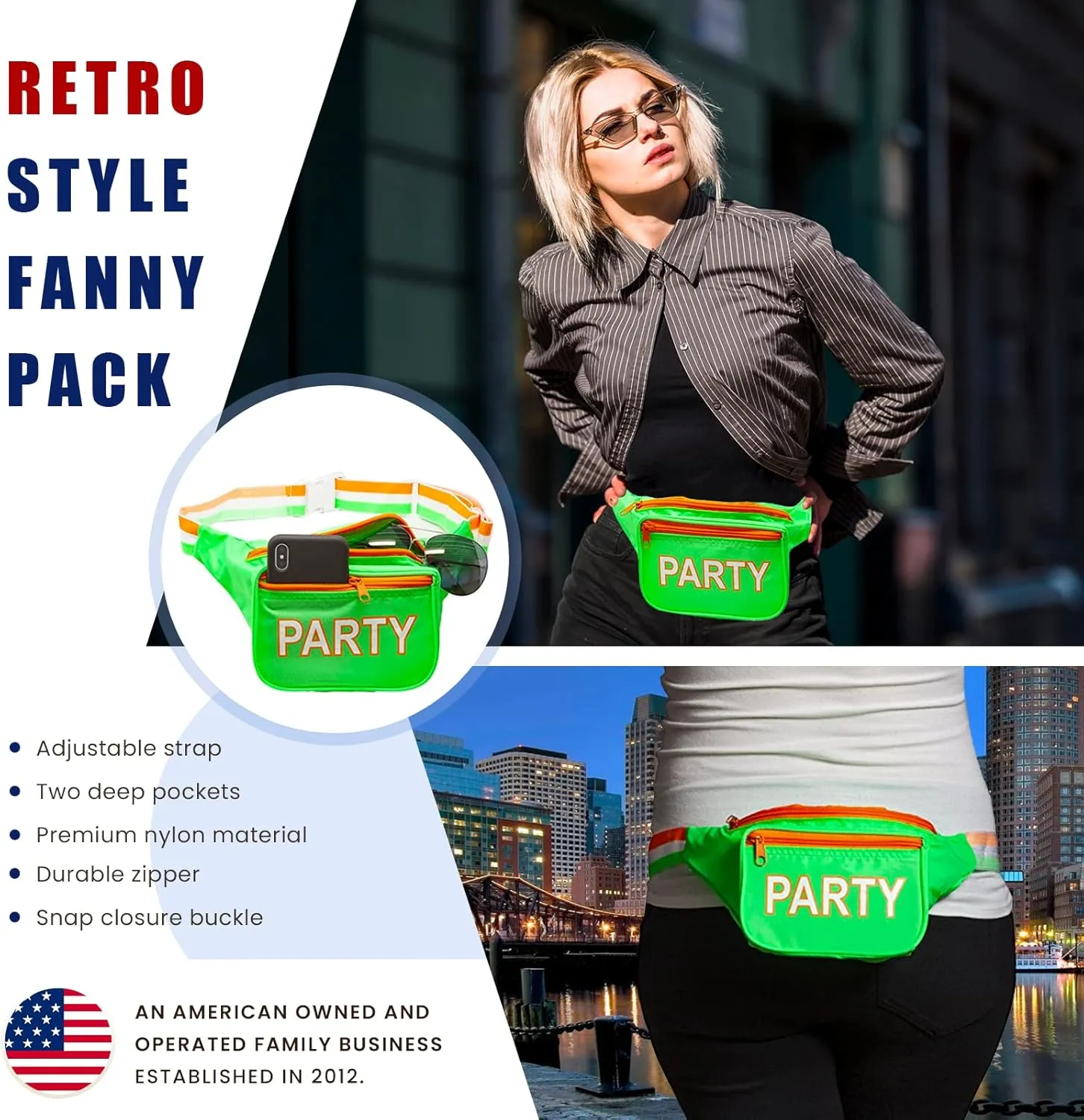 Funny Guy Mugs Party Premium Irish Fanny Pack