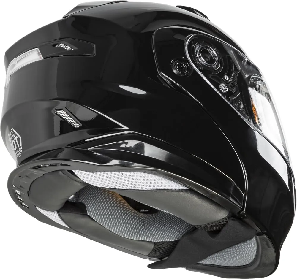 GMAX MD-01S Modular Snow Helmet Solid w/Quick Release Buckle Electric shield