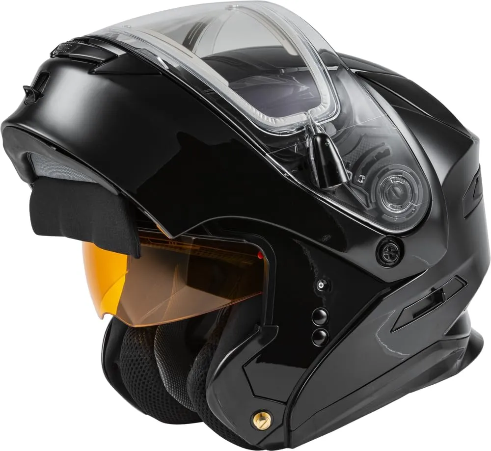 GMAX MD-01S Modular Snow Helmet Solid w/Quick Release Buckle Electric shield