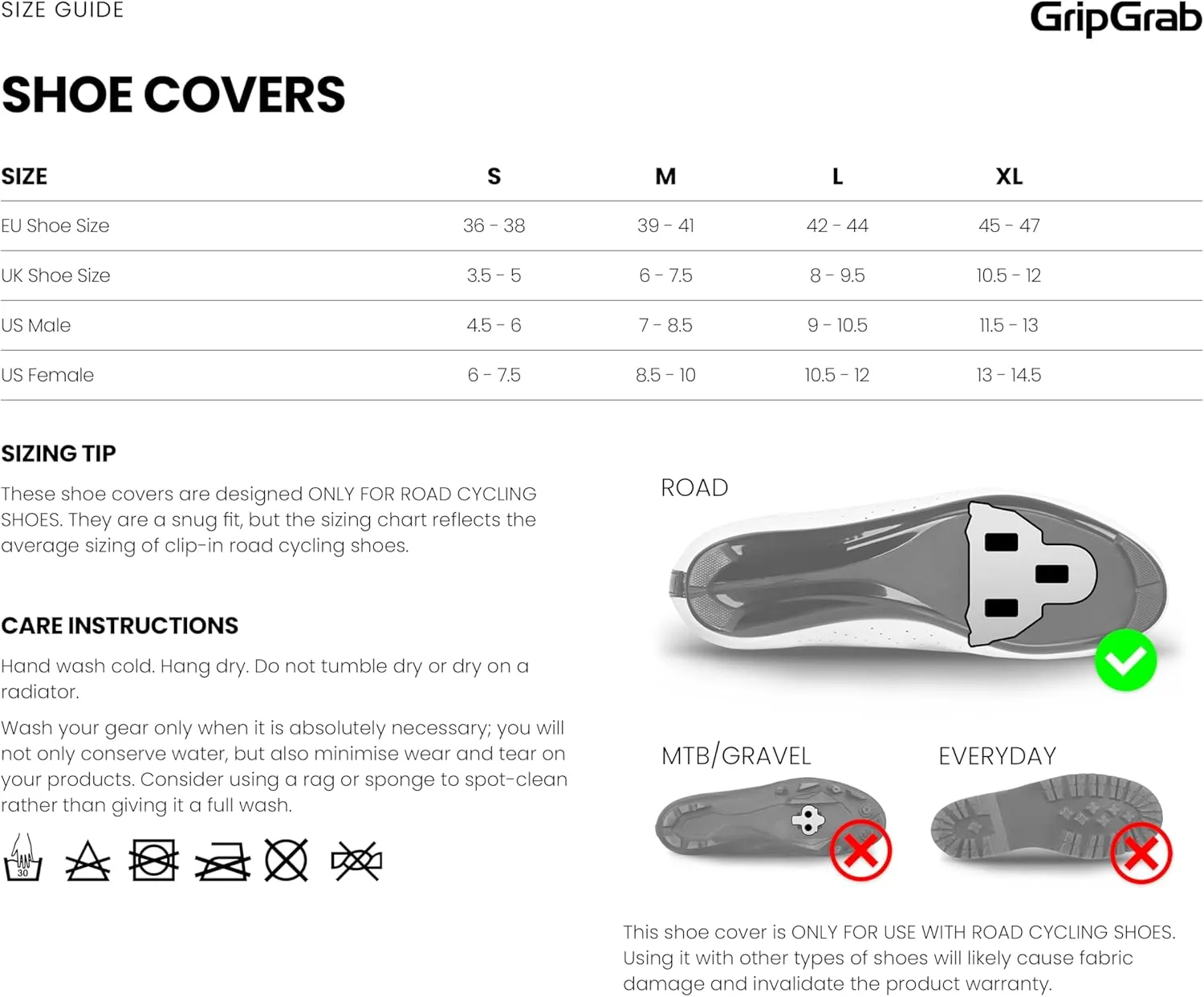 GripGrab Flandrien Waterproof Knitted Road Cycling Shoe Covers High Cut Windproof Insulating Zipperless Aero Overshoes