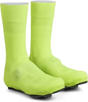 GripGrab Flandrien Waterproof Knitted Road Cycling Shoe Covers High Cut Windproof Insulating Zipperless Aero Overshoes