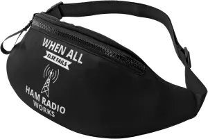 Ham Radio Operator Fanny Pack Outdoor Travel Casual Messenger Waist Bag