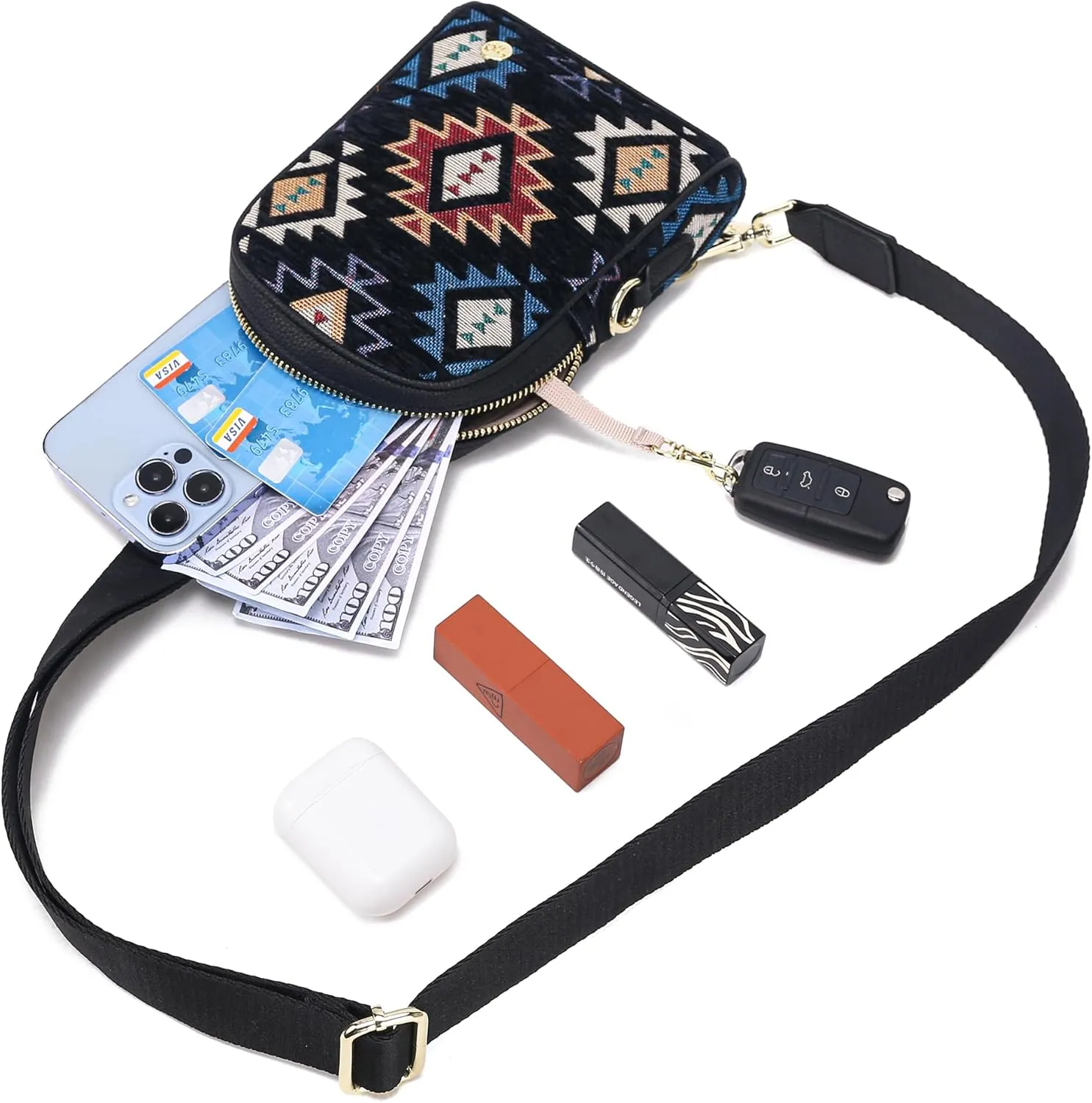 Haytijoe Small Crossbody Sling Bag for Women Travel Purses Anti Theft Cross Body Bag for Woman Fanny Packs