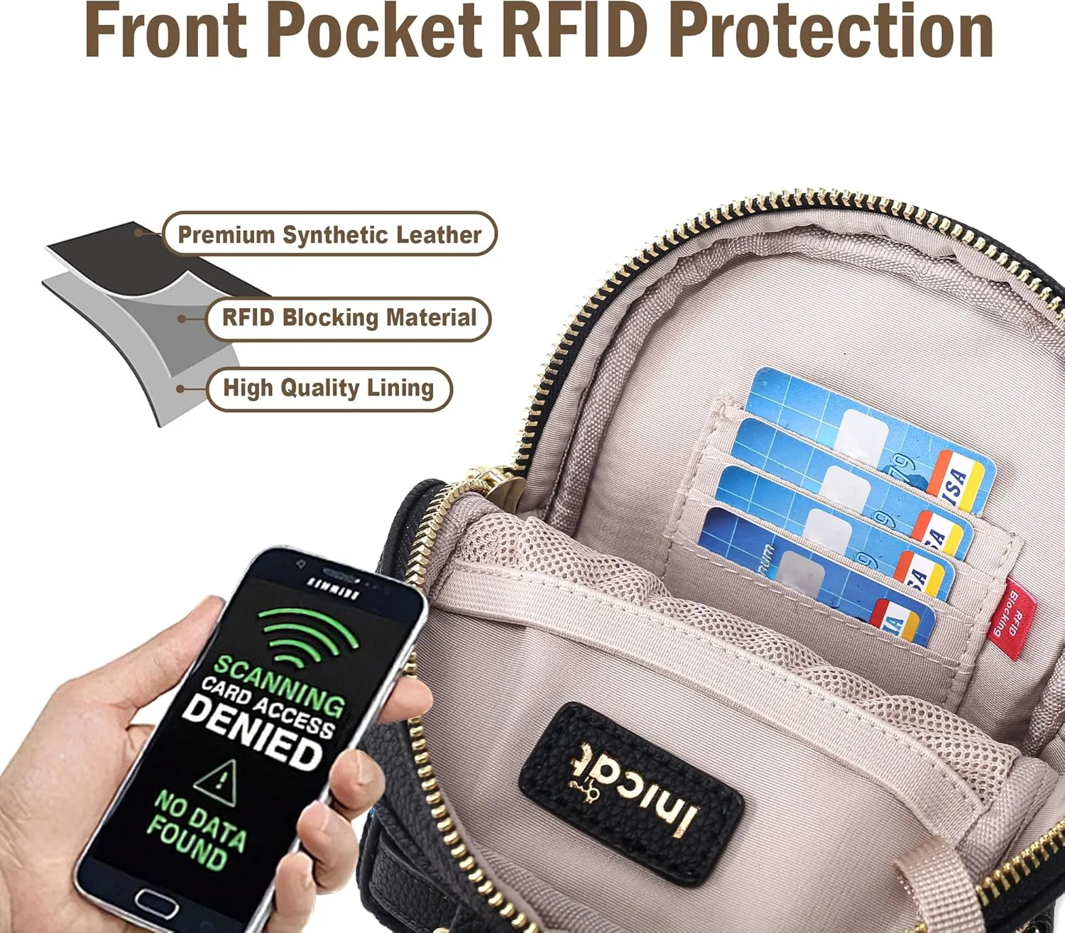 Haytijoe Small Crossbody Sling Bag for Women Travel Purses Anti Theft Cross Body Bag for Woman Fanny Packs