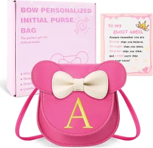 izuzta Toddler Purse Kids Wallets for Girls 1 2 3 4 5 6 7 8 9 Year Old Birthday Gift Cute Mini Mouse Purse Crossbody Purse