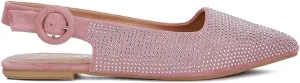 Jarisa Rhinestones Embellished Slingback Mules