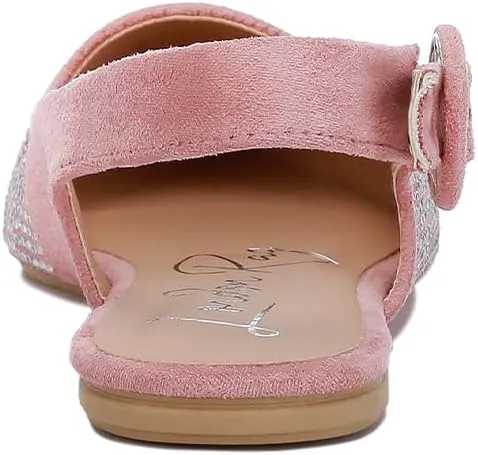 Jarisa Rhinestones Embellished Slingback Mules