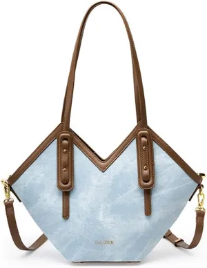 JSEIAJB Large Capacity Care Bag Match Color Denim Shoulder Cross-body Female Bag Autumn Winter Shoulder Tote Bag