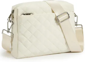 KALIDI Small Women's Crossbody Handbags Quilted Crossbody Bags for Women Ladies Lightweight Puffer Shoulder Purse