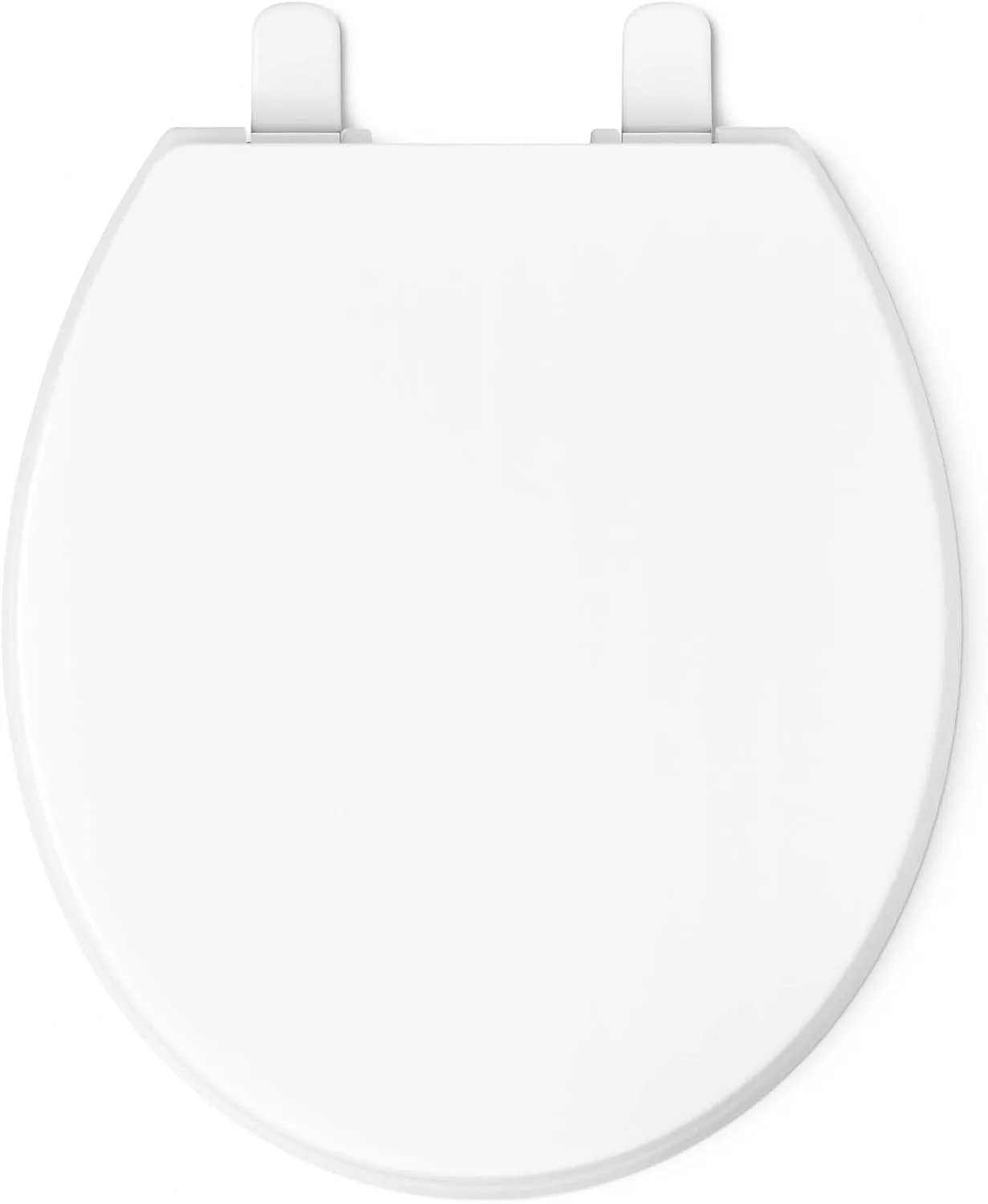 KOHLER 4775-0 Brevia Round-Front Toilet Seat with Quick-Release Hinges, Grip-Tight Bumpers, White