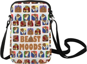 LEVLO Cartoon Prince Crossbody Bag Fairy Tales Movie Fans Gift Cartoon Prince Moods Shoulder Bag Fairy Tales Merch