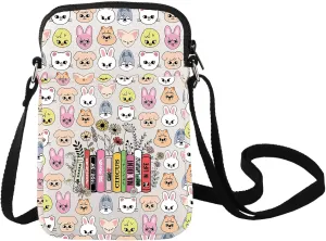 LEVLO SKZ Animal Crossbody Bag SKZ Fans Gift K-POP Cartoon Member Shoulder Bag K-POP Merchandise