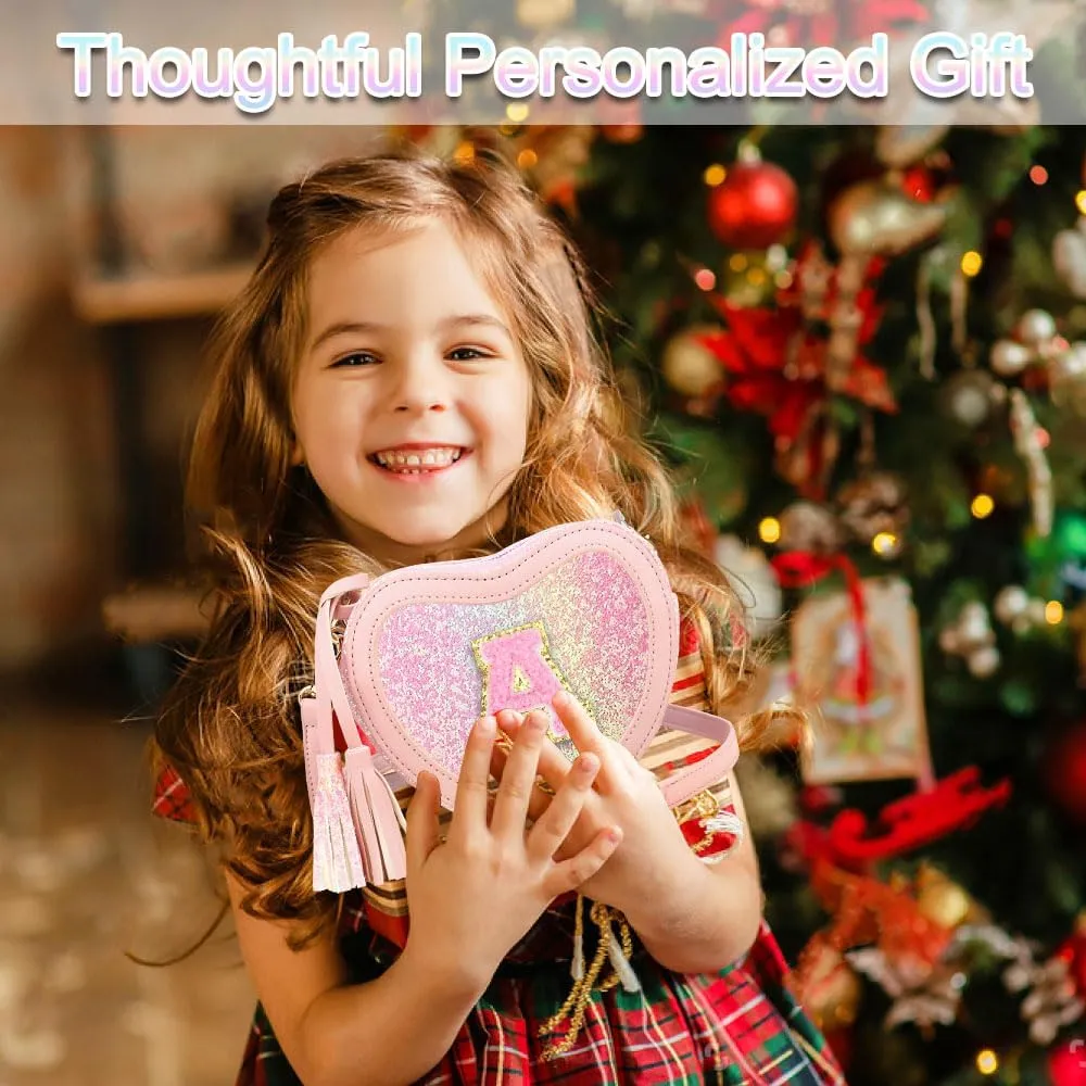 Little Girls Heart Purse - Toddler Shoulder Bag for Gifts