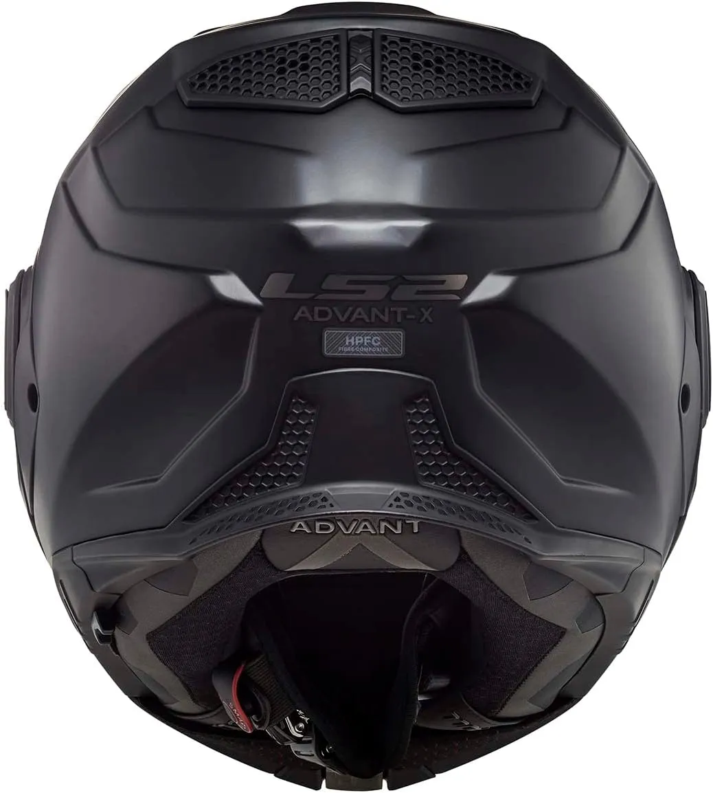 LS2 Helmets Advant X Modular Helmet (Matte Black - Large)