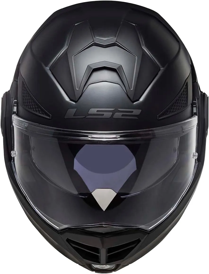 LS2 Helmets Advant X Modular Helmet (Matte Black - Large)