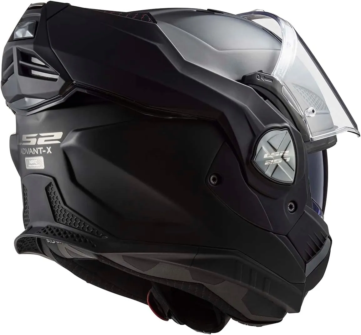 LS2 Helmets Advant X Modular Helmet (Matte Black - Large)