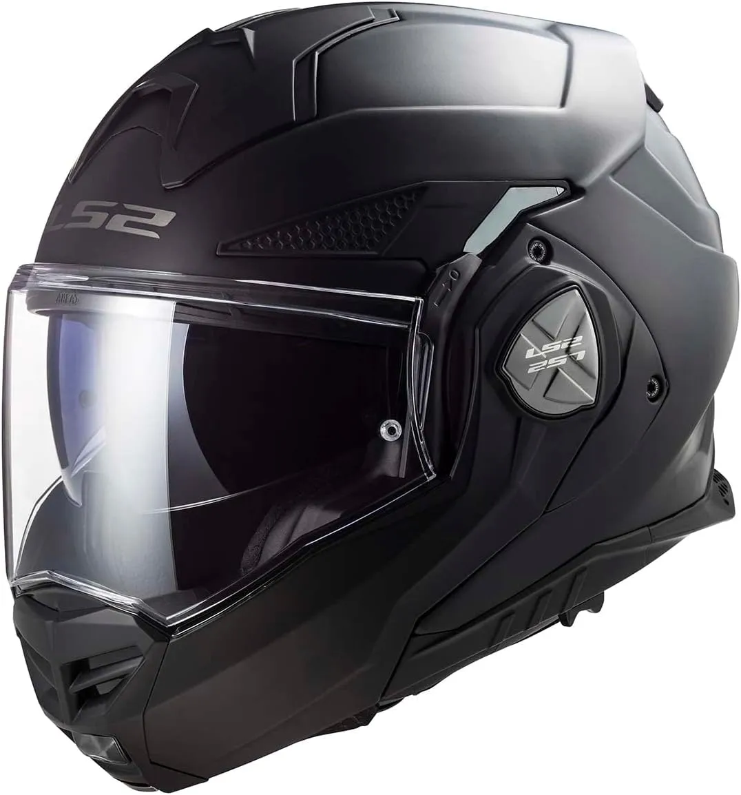 LS2 Helmets Advant X Modular Helmet (Matte Black - Large)