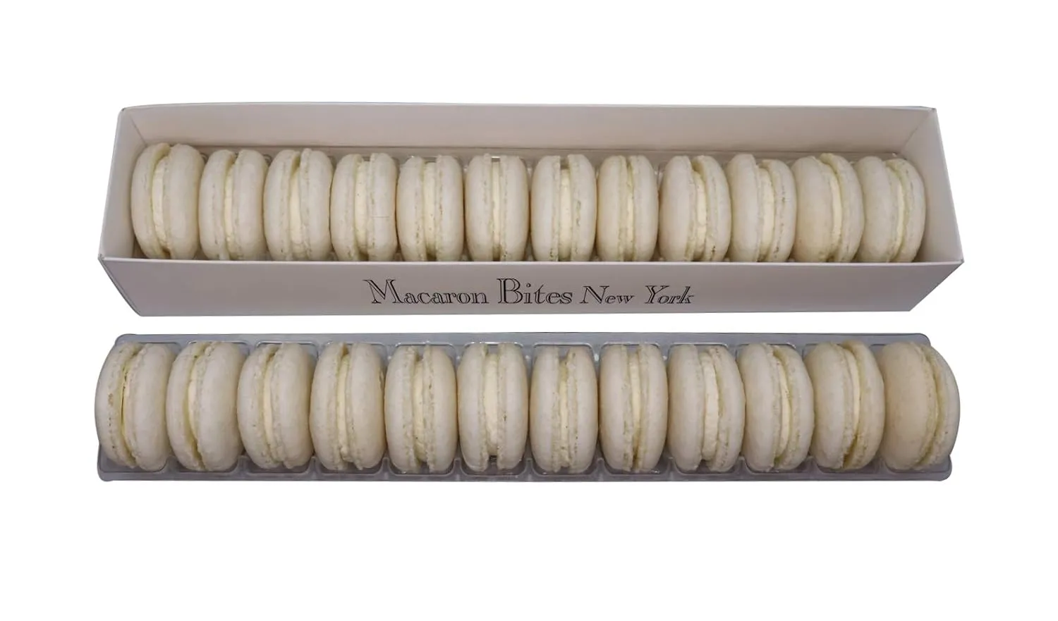Macarons Gift Box of 24 French Macarons - Vanilla