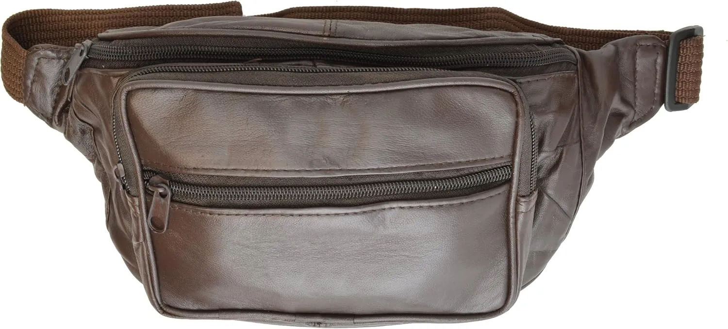 MARSHAL Leather Waist pack, Belt Pouch, Fanny Pack, Bumbag