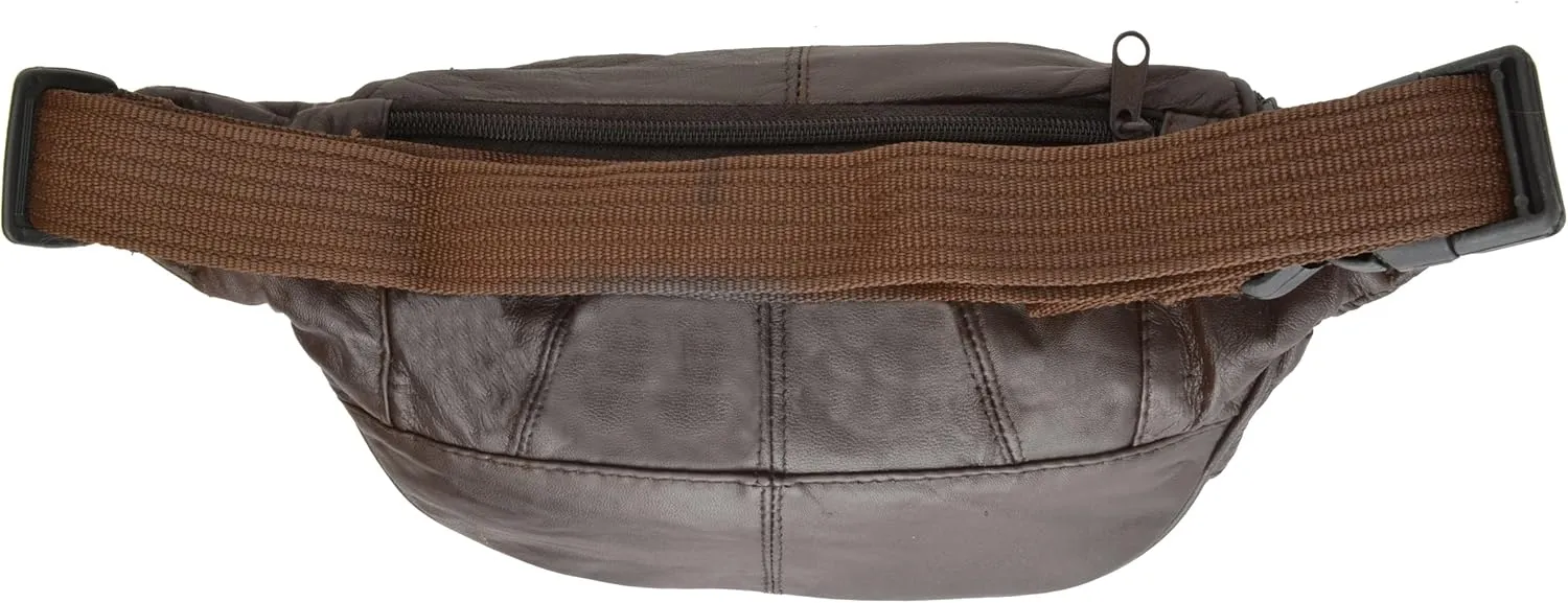 MARSHAL Leather Waist pack, Belt Pouch, Fanny Pack, Bumbag