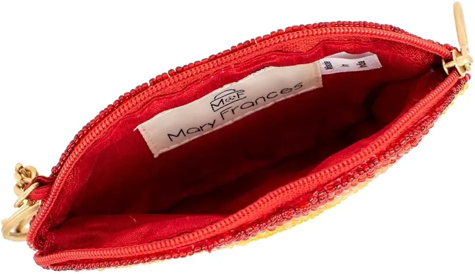 Mary Frances Hot Lips Coin Purse/Key Fob