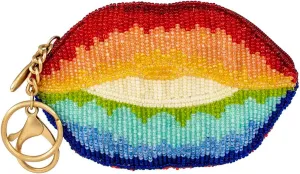 Mary Frances Hot Lips Coin Purse/Key Fob