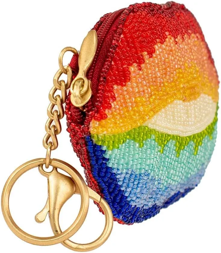 Mary Frances Hot Lips Coin Purse/Key Fob