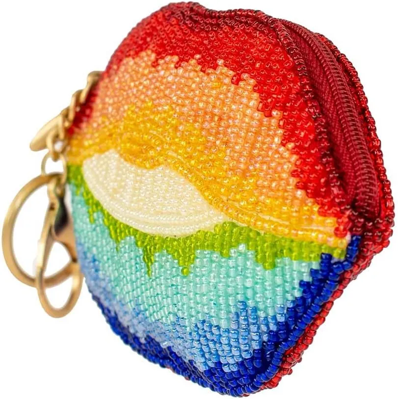 Mary Frances Hot Lips Coin Purse/Key Fob