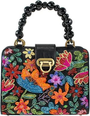 Mary Frances I Pick You Floral Top Handle Handbag, Multicoloured