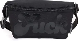 NC-17 90s Black Fanny Pack Crossbody Bags for Women Festival Bag Small Fanny Packs for Women Fashionable Concert Rave Accessories Fanny Pack for Men Womens Fashion Waist (83023)