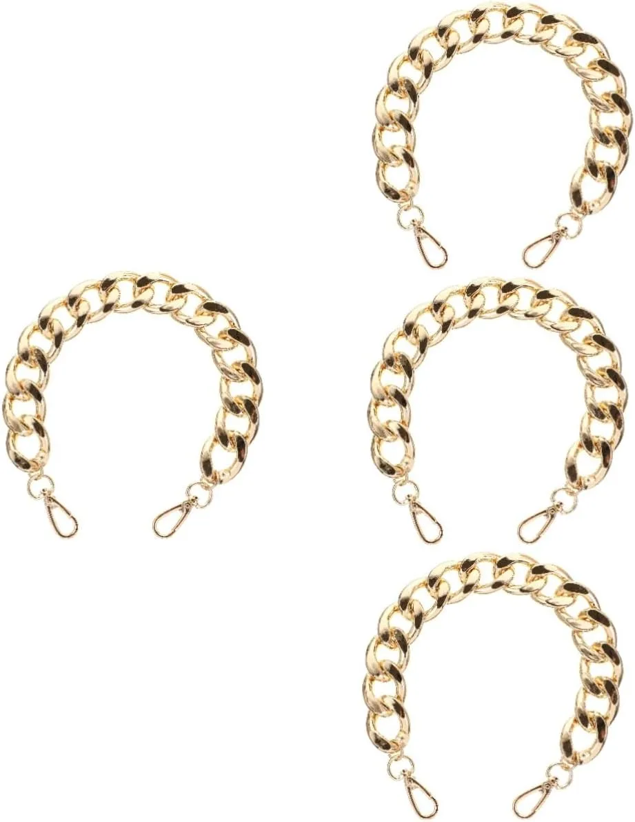 NUOBESTY Women Bag Thick Chain Metal Bag Chain for Fashion 27mm Wide Replacement for Broken or Old Handles Handbag Accessory
