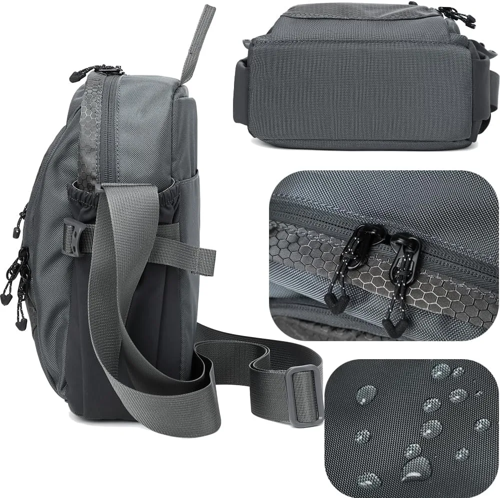Nylon Crossbody Travel Bag for Women & Men Multi functional outdoor sports shoulder bag for travel、sports、hiking etc