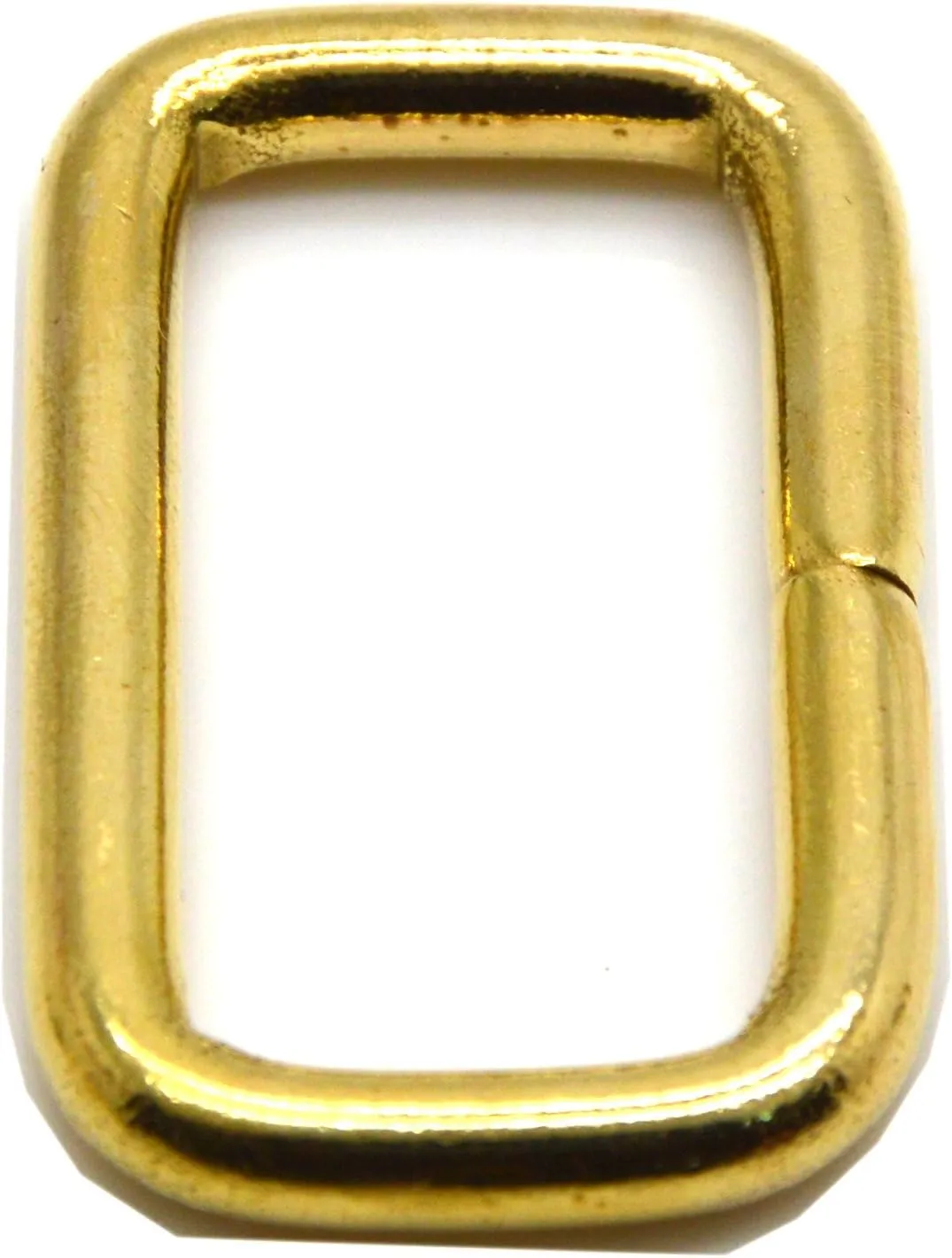 Okones 4Sizes 4pcs/Package Opening Solid Brass Rectangle Buckle Loop Ring Belt and Strap Keeper for Backpack Bag Accessories