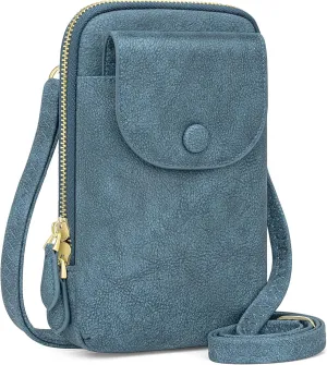 Peacocktion Small Crossbody Bags for Women, Cell Phone Bag Wallet Purses with Card Slots Adjustable Strap Zipper